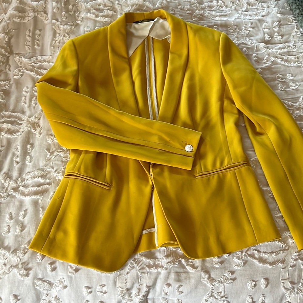 Rag and Bone Yellow Blazer